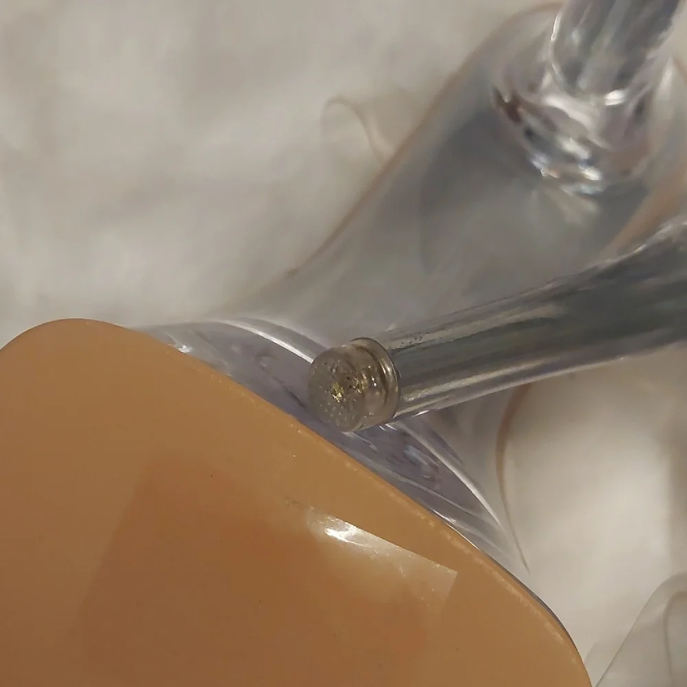 Fashion Nova Clear Stiletto Heels - Picture 11 of 15